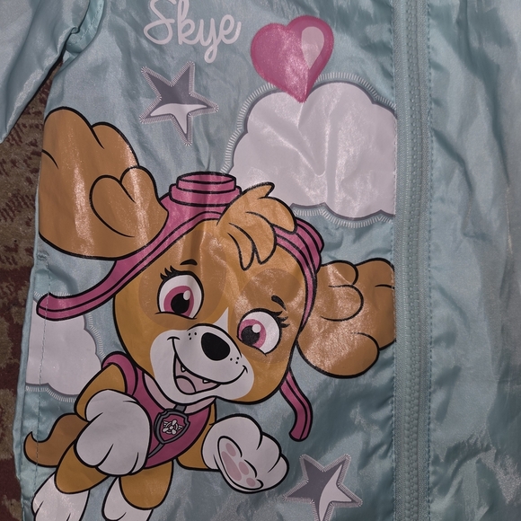 Kids Light Blue Skye Jacket - Picture 2 of 2